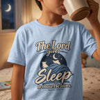 Kids — “The Lord Gives Sleep to Those He Loves” Christian Sleepwear Tee