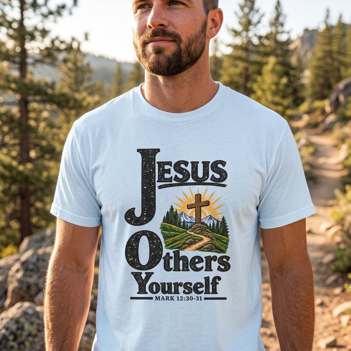 JOY - Jesus, Others, Yourself Tee — Mark 12:30-31