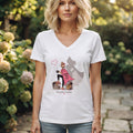 Proverbs 31 Woman  - Blonde V-Neck Graphic Tee