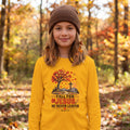 Youth  - Fall for Jesus - He Never Leaves - Autumn Long Sleeve Tee