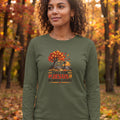 Fall for Jesus - He Never Leaves - Long Sleeve Tee