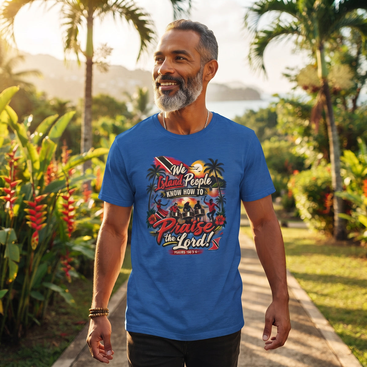We Island People Know How to Praise the Lord - Trinidad Faith Tee