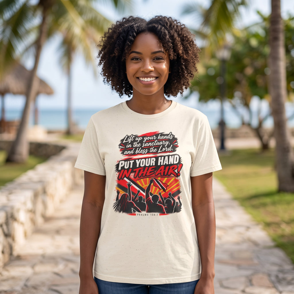Put Your Hand in the Air - Worship - Trinidad Graphic Tee