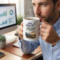 20oz Jumbo Mug – Why Worry - Pray Mountains Coffee Cup