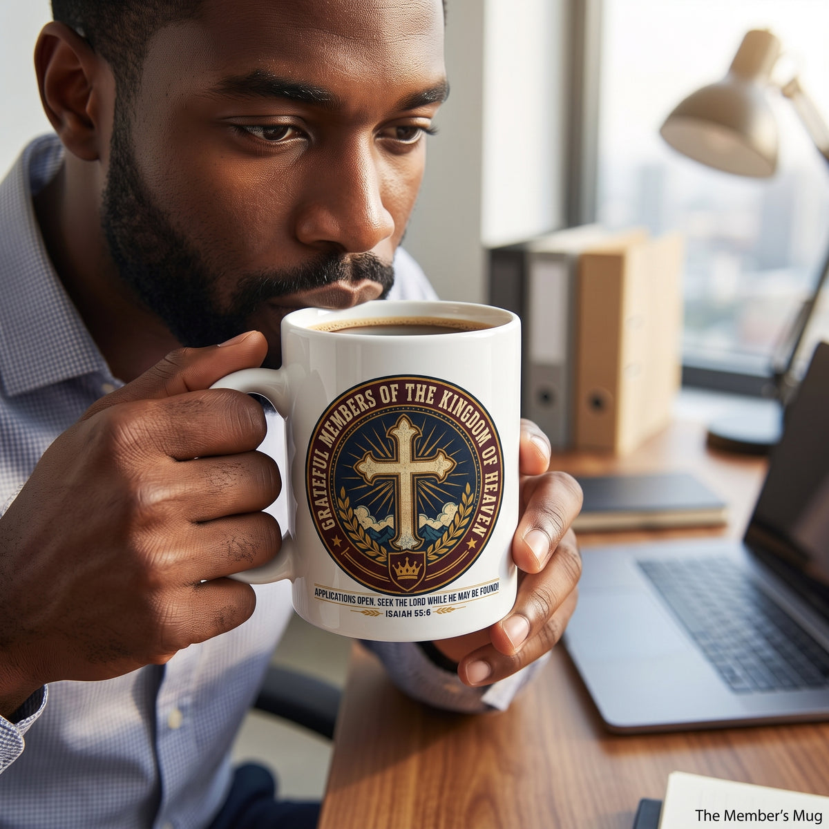 20oz Jumbo Mug — Grateful Members of the Kingdom of Heaven - Coffee Cup