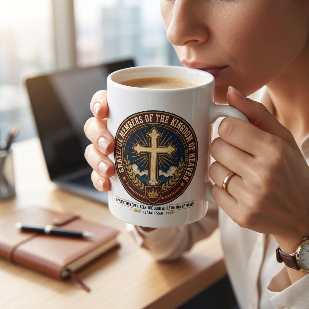 20oz Jumbo Mug — Grateful Members of the Kingdom of Heaven - Coffee Cup