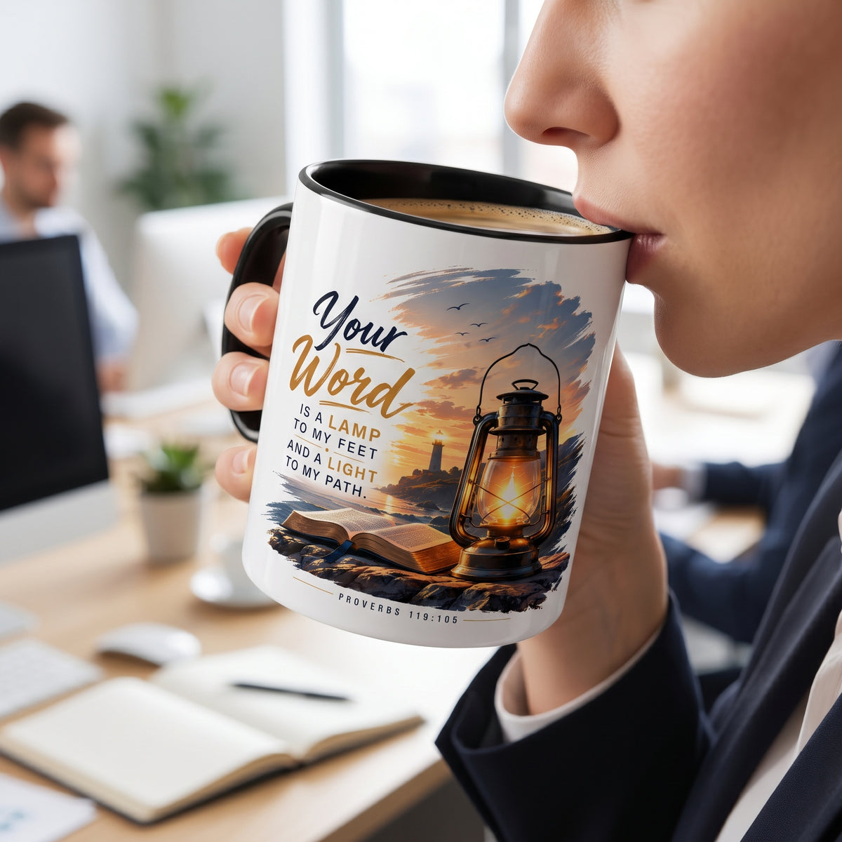 Your Word is a Lamp to my Feet - Christian Faith Coffee Mug (11oz/15oz)