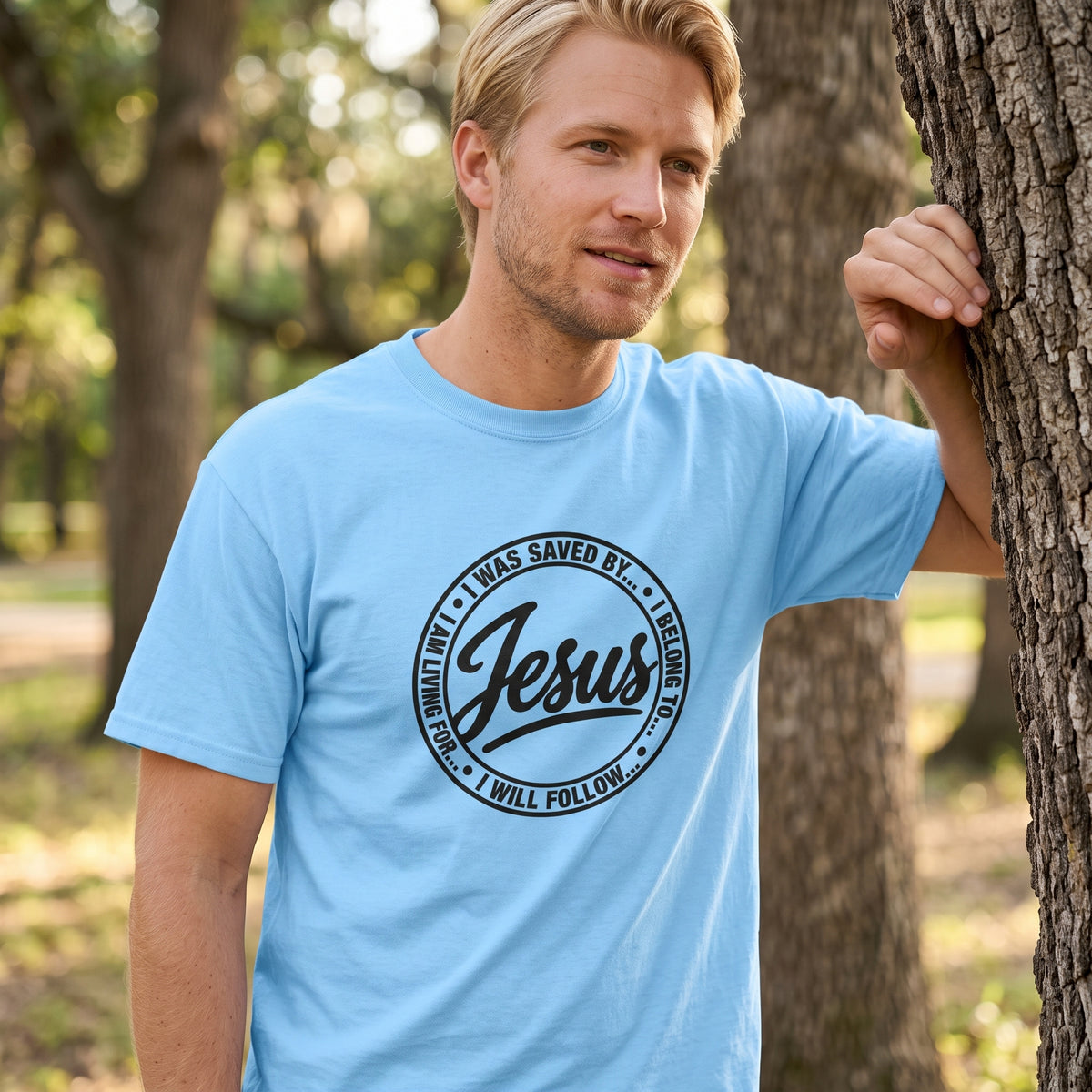 Jesus - I Will Follow... Christian Graphic Tee