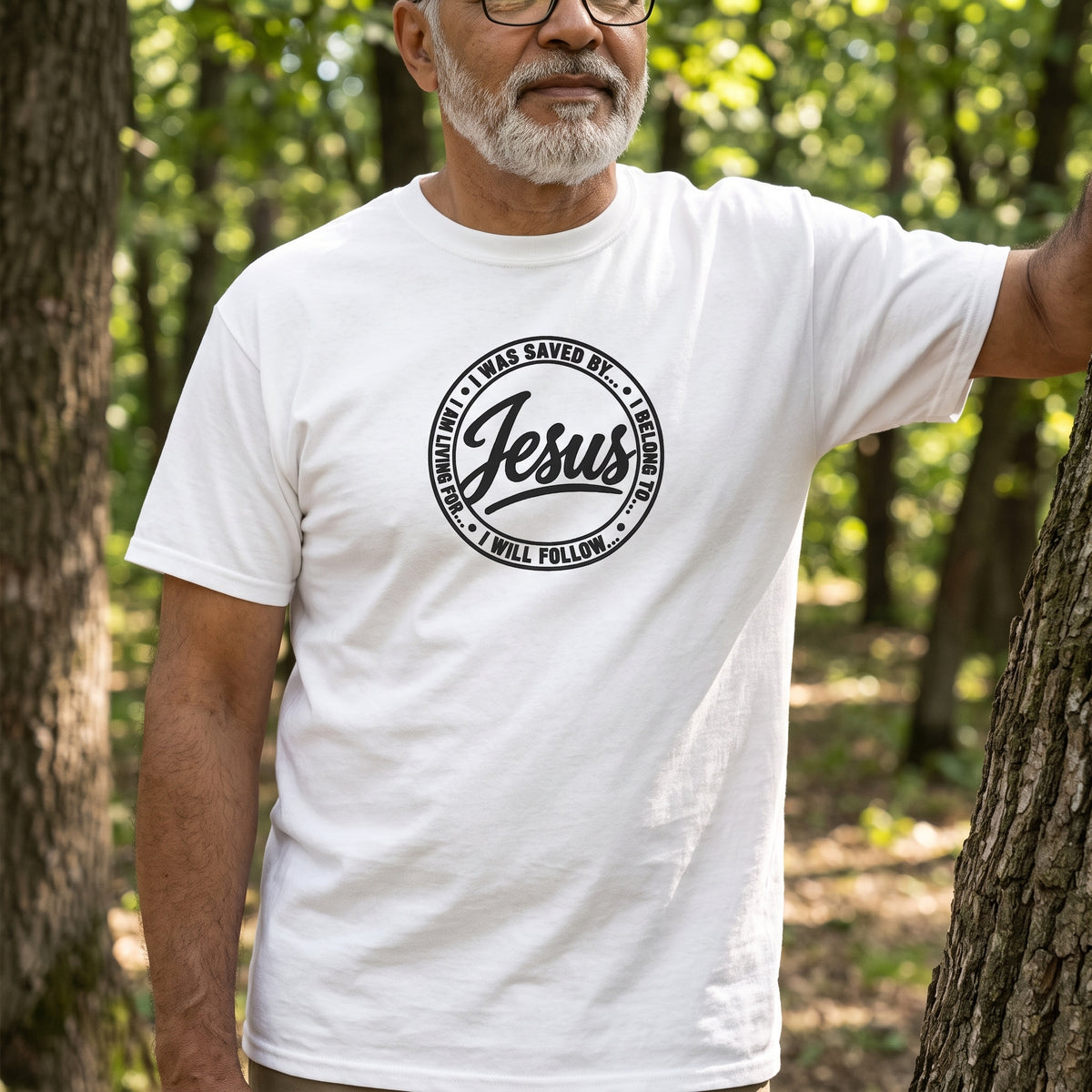 Jesus - I Will Follow... Christian Men's Graphic Tee