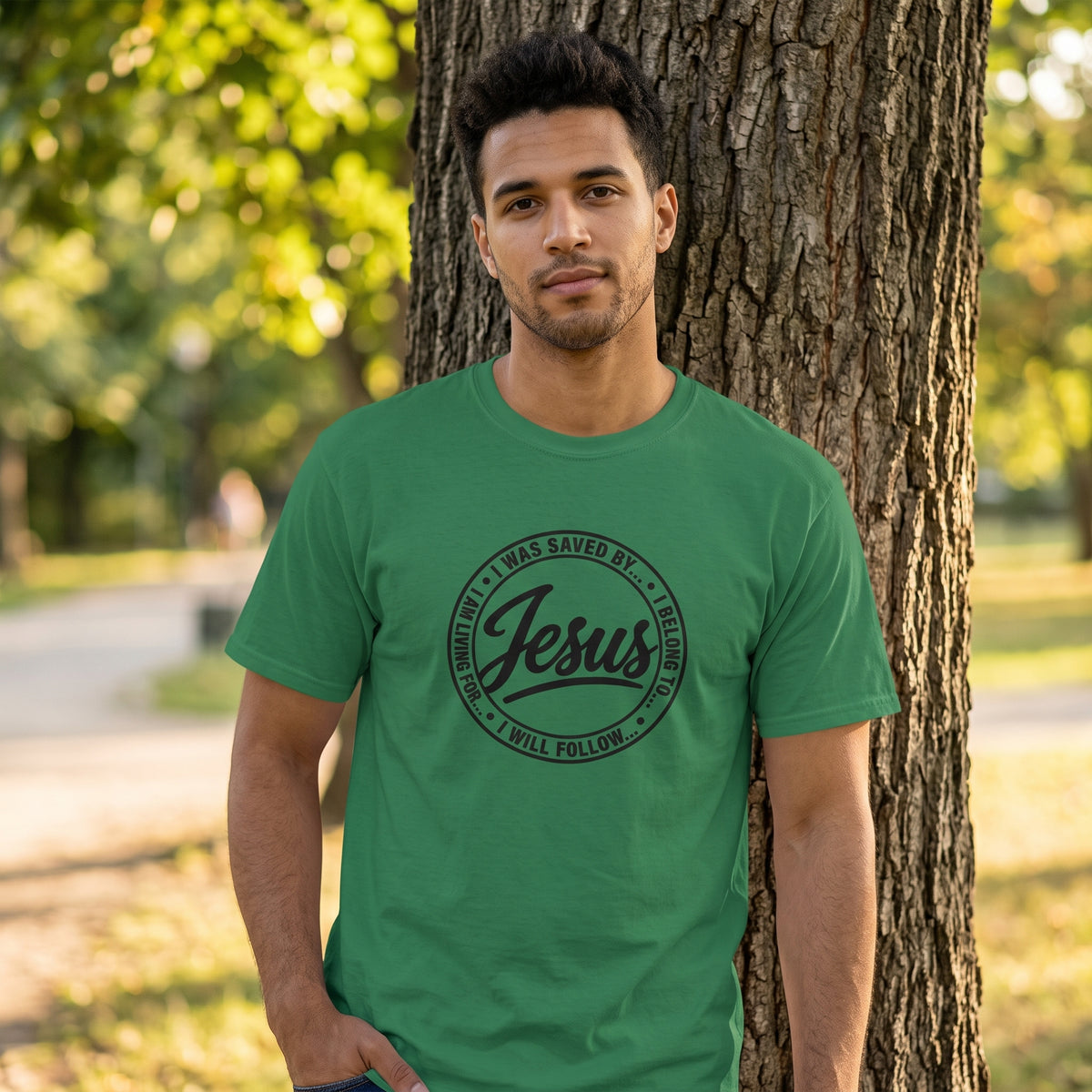 Jesus - I Will Follow... Christian Graphic Tee