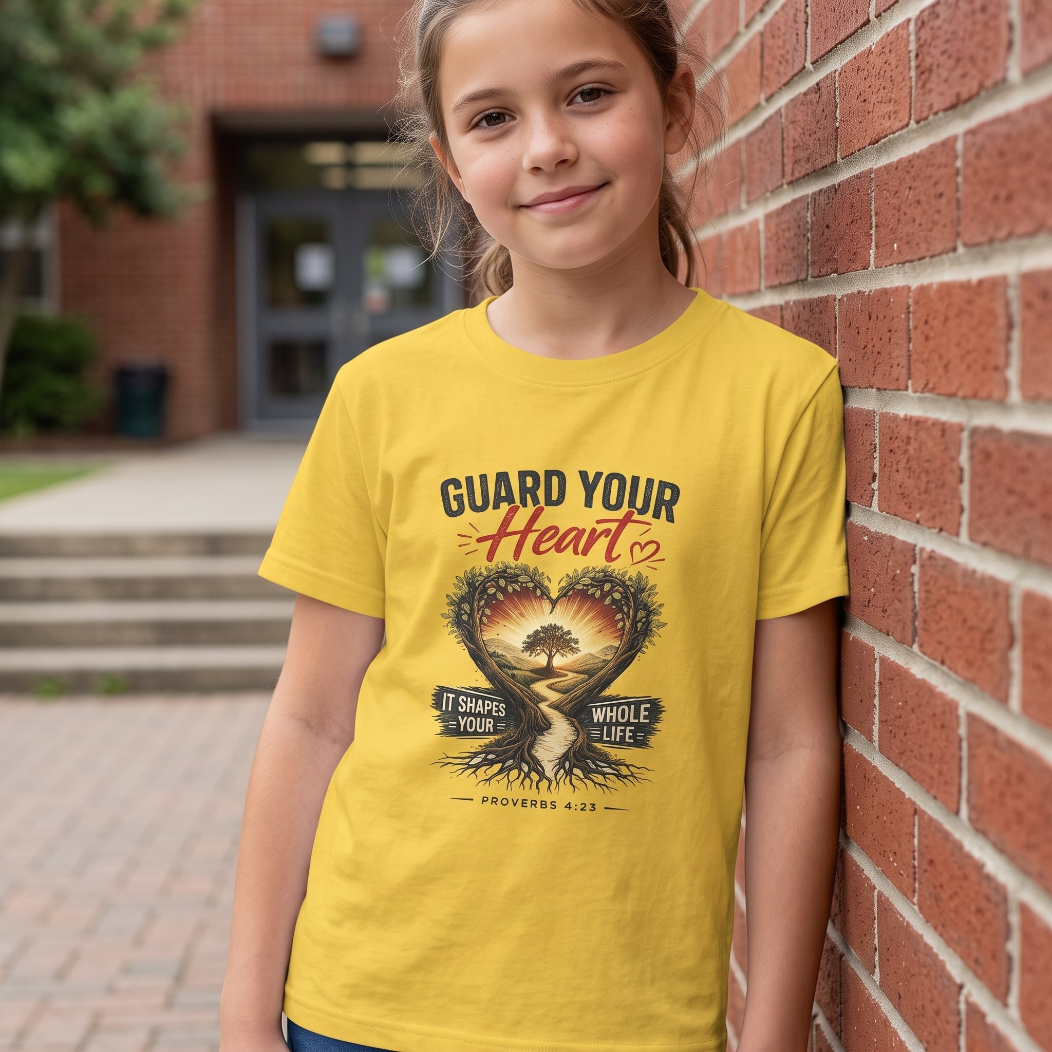 Kids - Guard Your Heart - Christian Graphic Tee