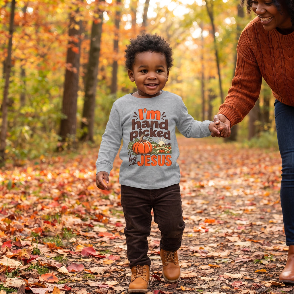 Toddler - I'm Hand-picked by Jesus - Long Sleeve Tee