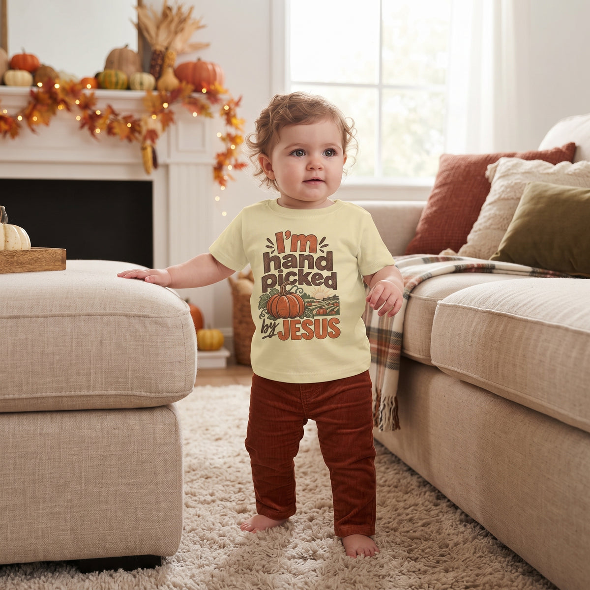 Infant - I'm Hand Picked by Jesus  - Jersey Tee (6 - 24 months)