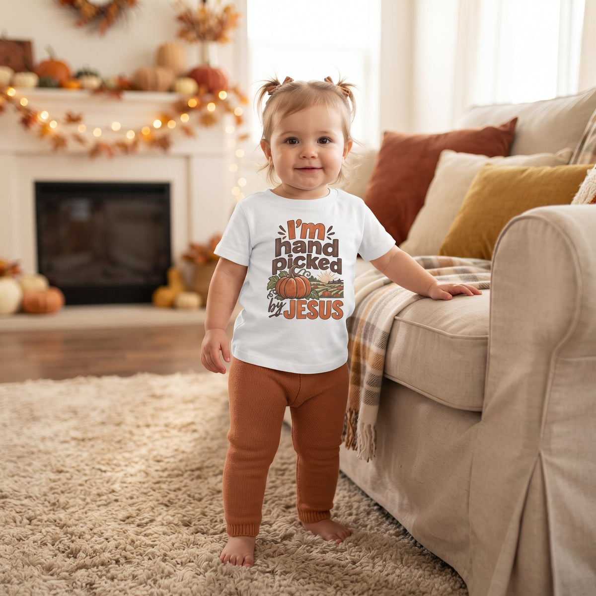 Infant - I'm Hand Picked by Jesus  - Jersey Tee (6 - 24 months)