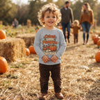 Cutest Little Pumpkin Toddler Long Sleeve Tee – "God's Patch" Fall Pumpkin Shirt (2T - 6T)