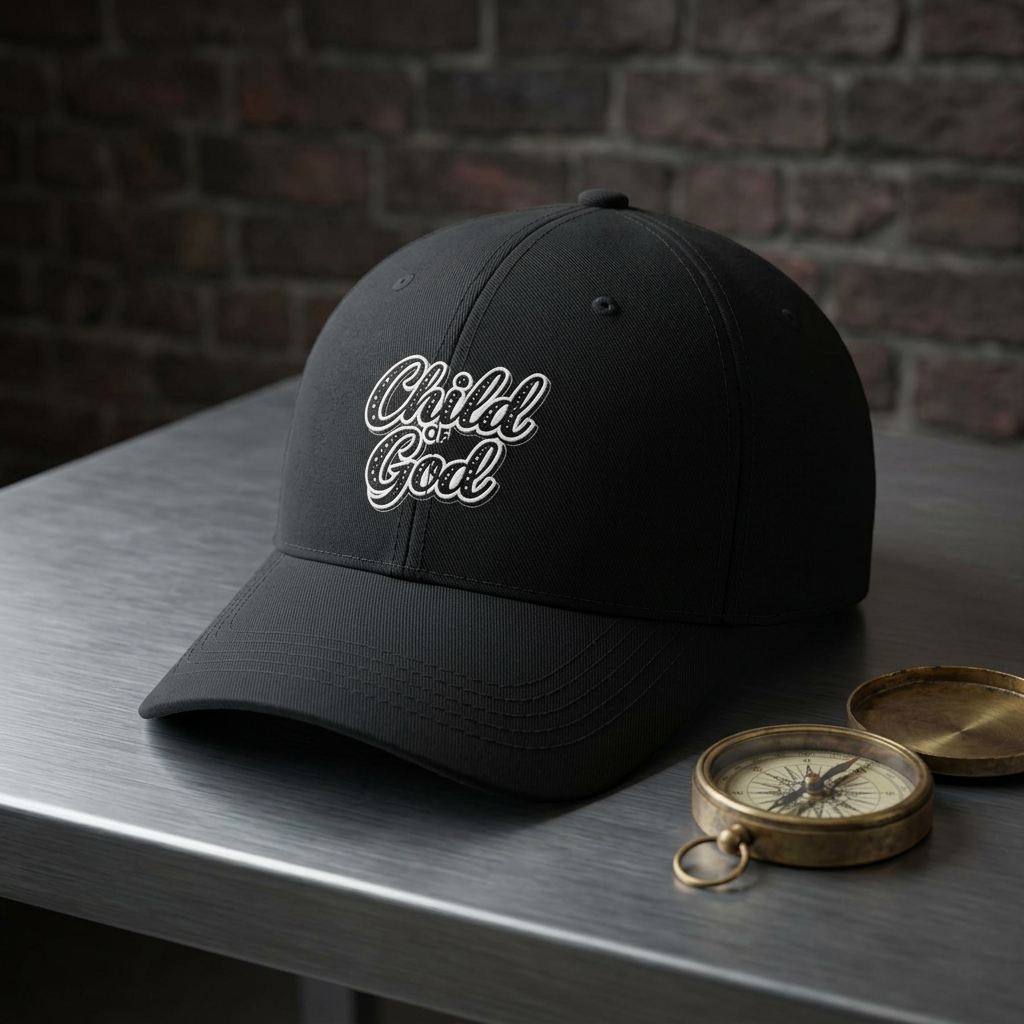 Child of God Youth Baseball Cap — Embroidered Christian Kids Hat