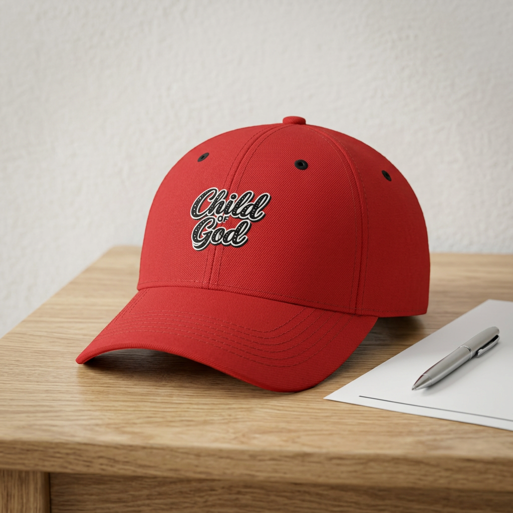 Child of God Youth Baseball Cap — Embroidered Christian Kids Hat