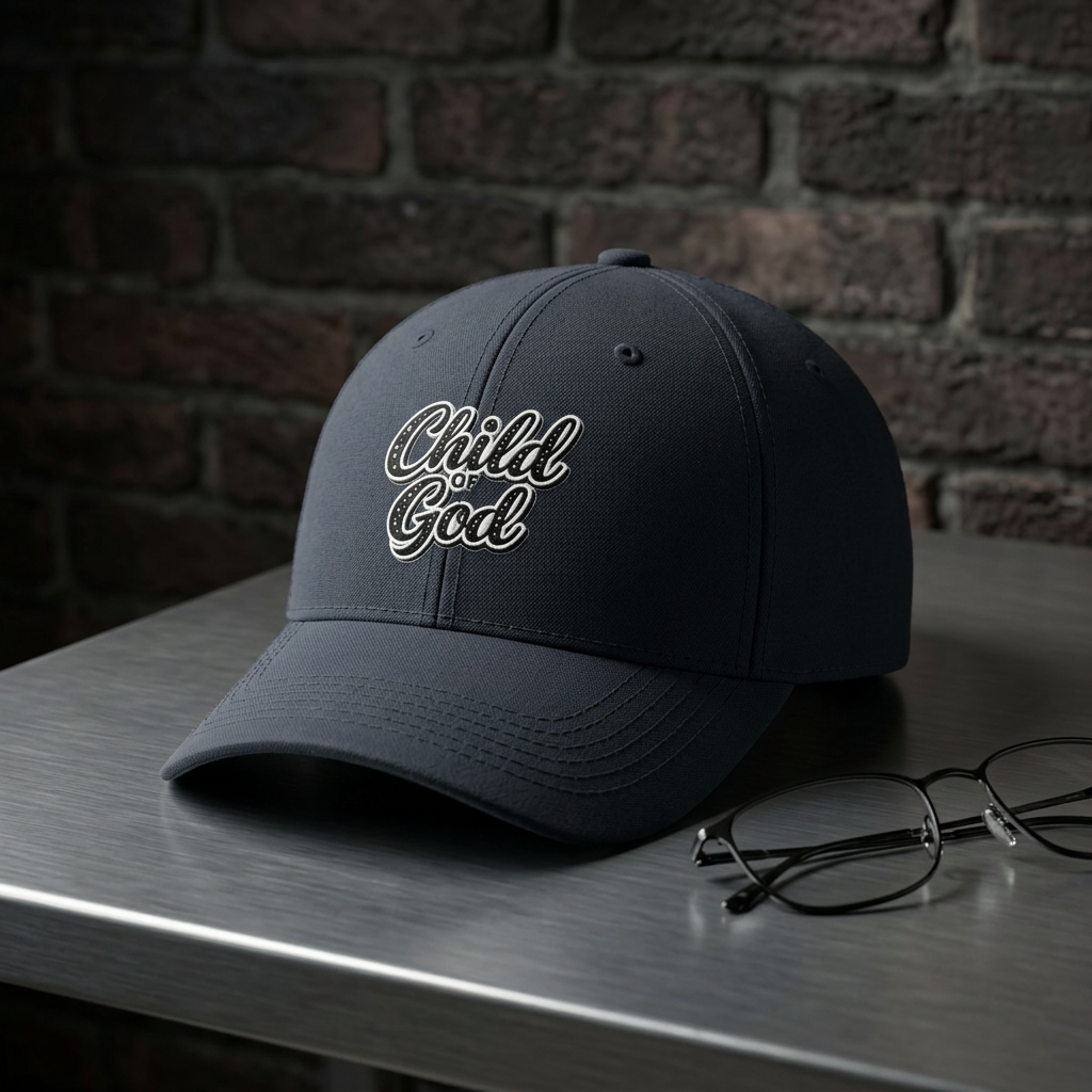 Child of God Youth Baseball Cap — Embroidered Christian Kids Hat
