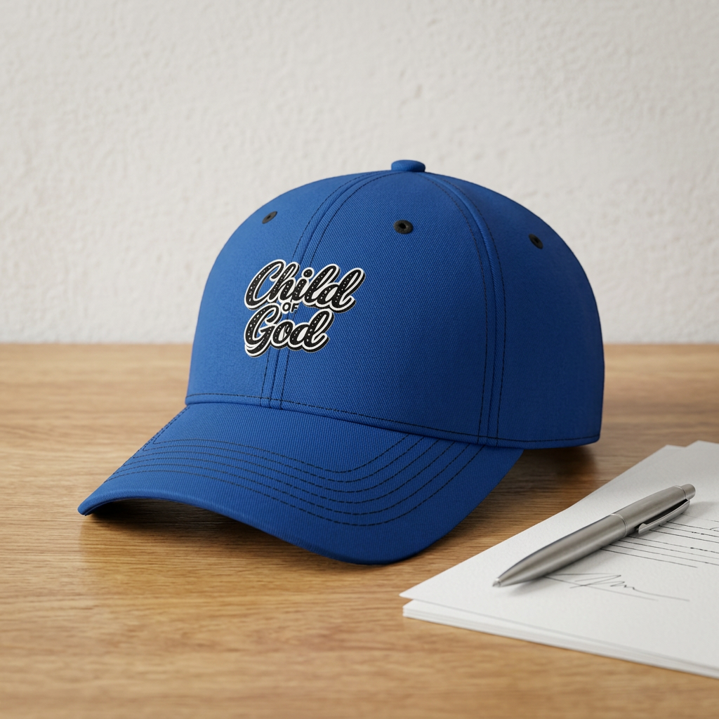 Child of God Youth Baseball Cap — Embroidered Christian Kids Hat