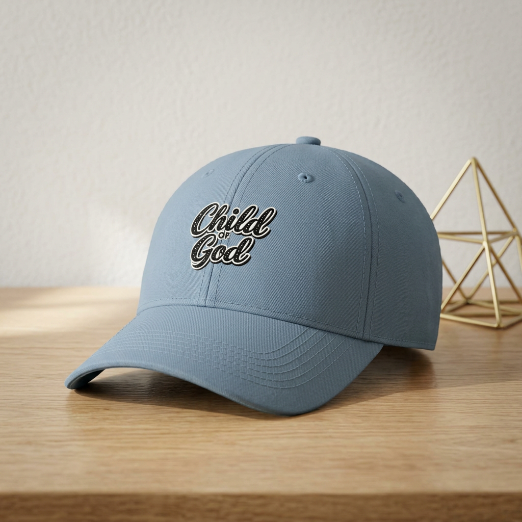 Child of God Youth Baseball Cap — Embroidered Christian Kids Hat