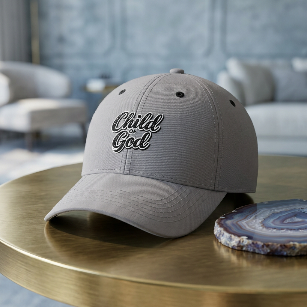 Child of God Youth Baseball Cap — Embroidered Christian Kids Hat