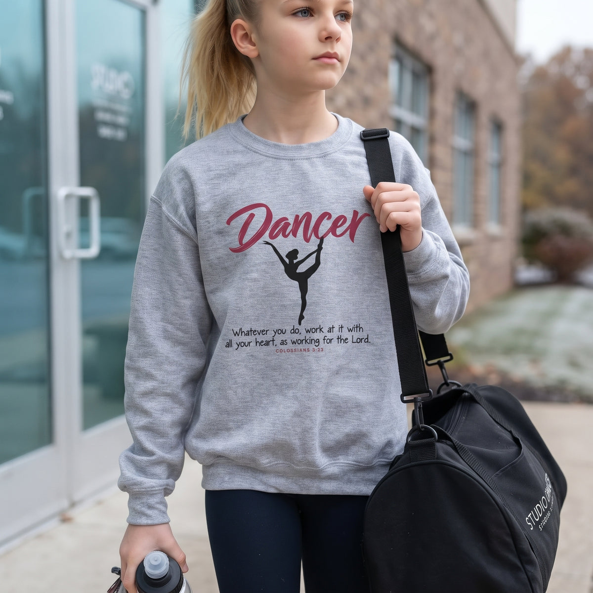 Youth - Dancer - Whatever You Do, Do It As Unto the Lord Crewneck Sweatshirt