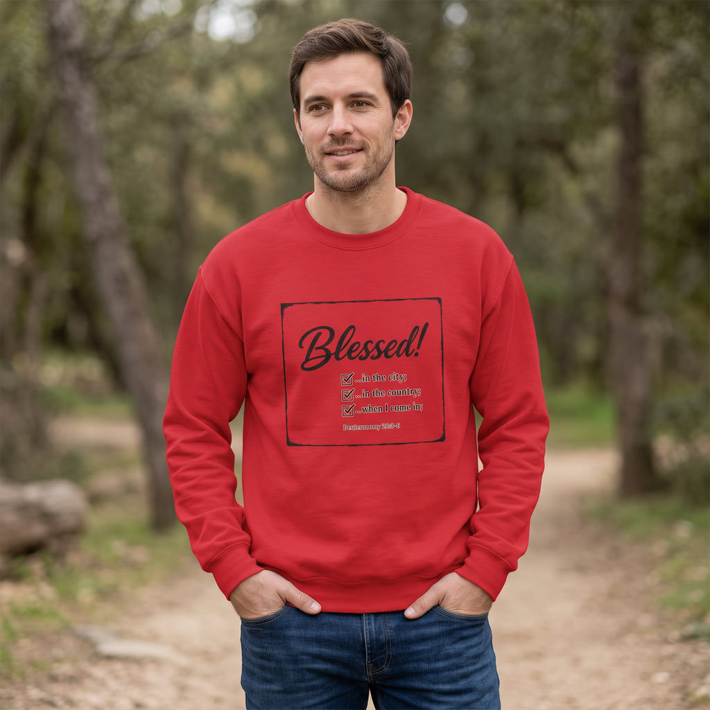 Blessed! - Deuteronomy 28:3 - Crewneck Sweatshirt