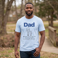 Dad - Whatever You Do, Do it As Unto the Lord V-Neck Tee — Graphic Casual Everyday Shirt for Fathers