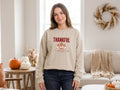 Thankful - 1 Thessalonians 5:18 - Embroidered Thanksgiving Crewneck Sweatshirt