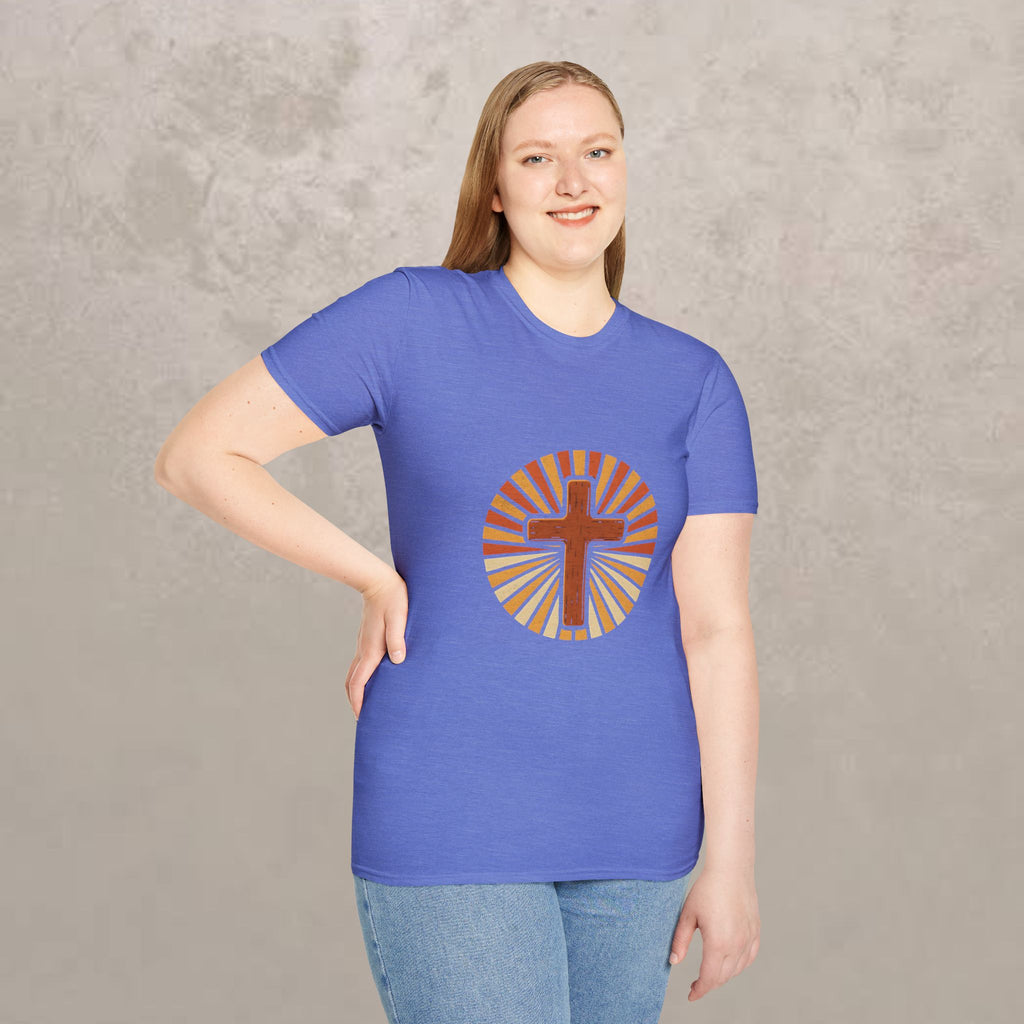 Cross with Sunburst Rays T-Shirt