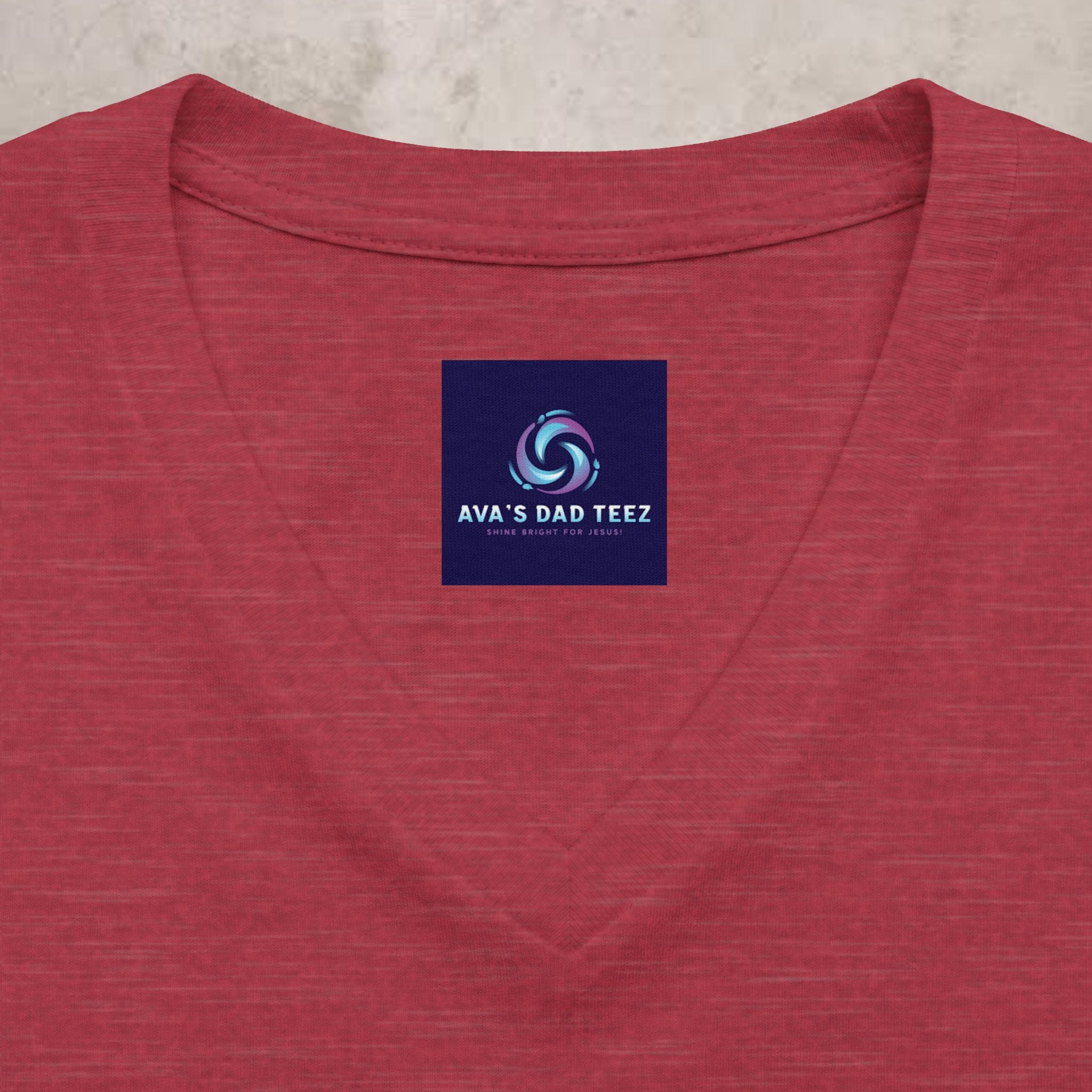 Jesus - I'm So In Love With... - Christian V‑Neck Graphic Tee