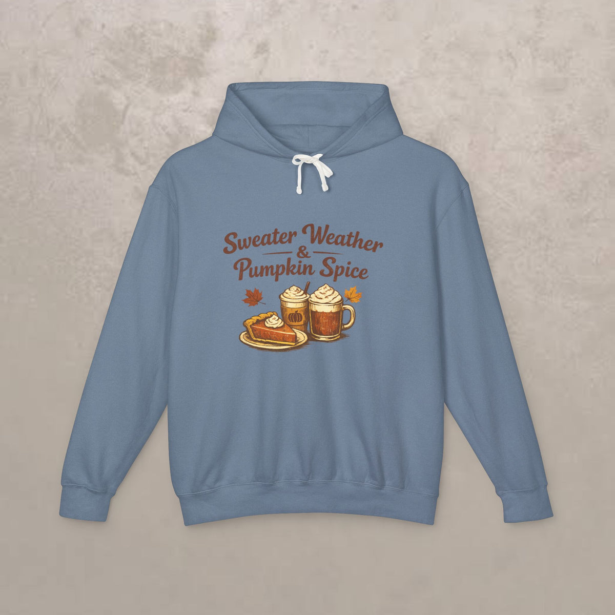 Adult -  "Sweater Weather & Pumpkin Spice" Autumn Hoodie