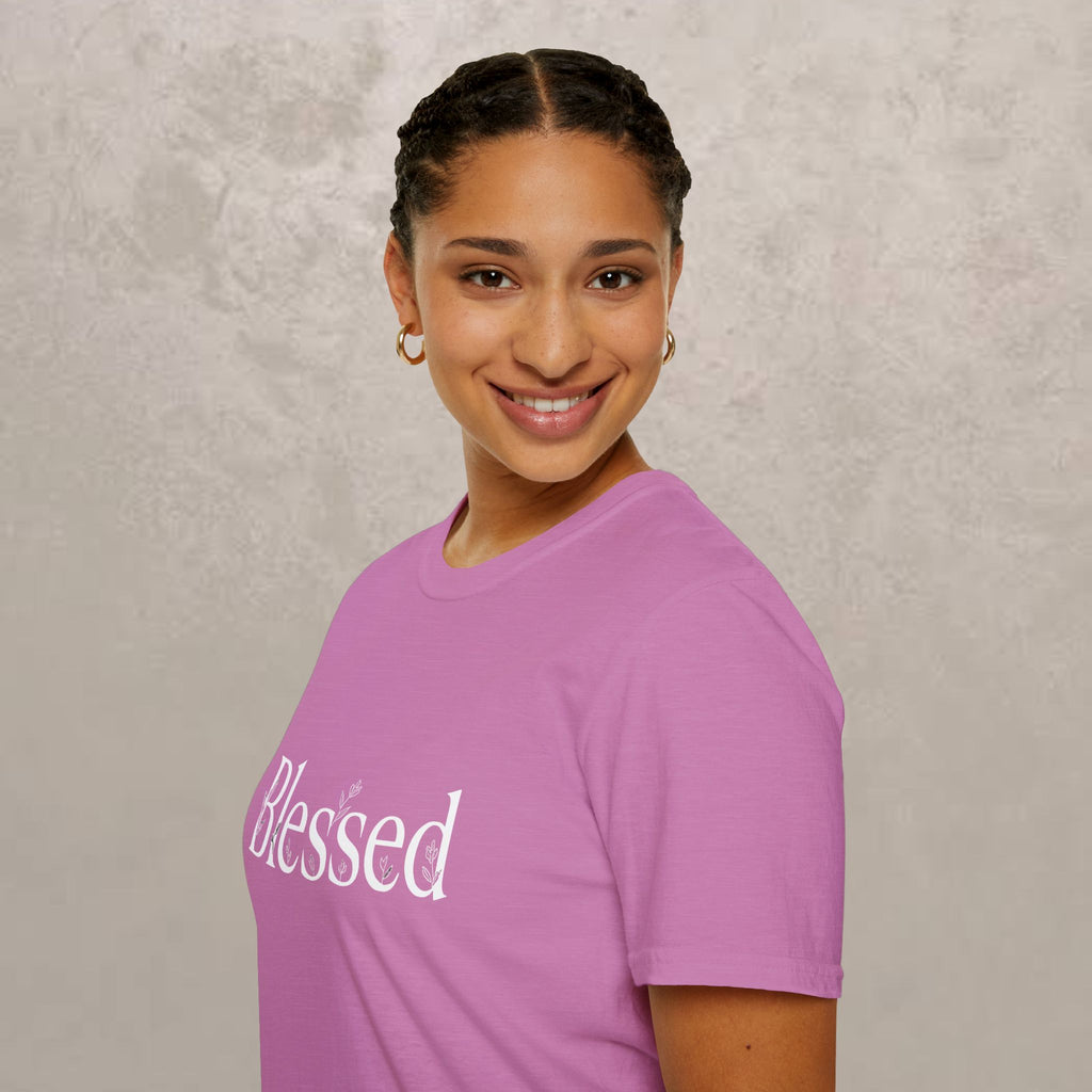 Blessed Floral Logo  Women's T-Shirt