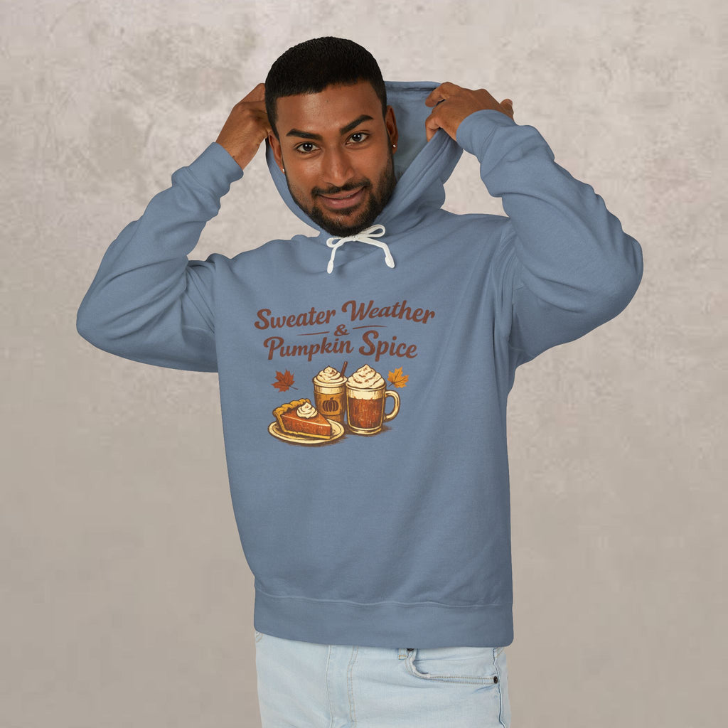 Adult -  "Sweater Weather & Pumpkin Spice" Autumn Hoodie