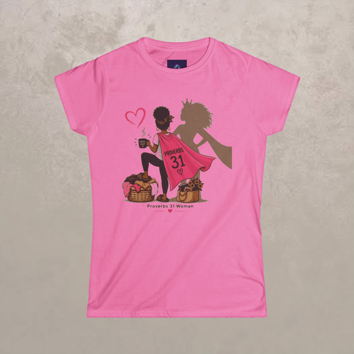 Proverbs 31 Woman's Tee - Black