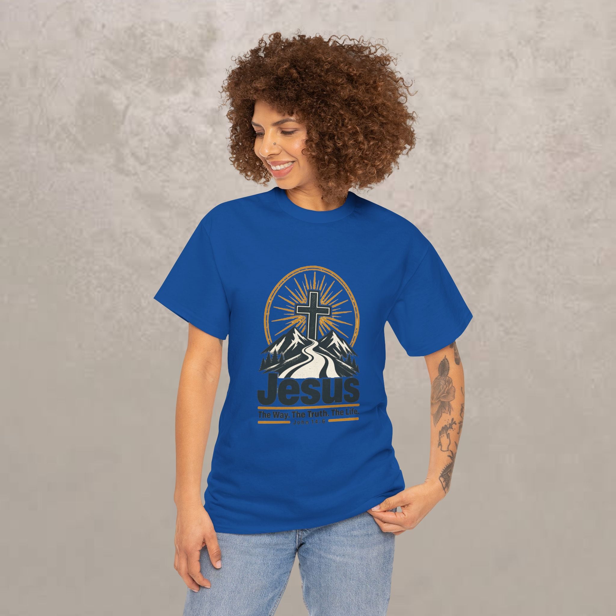 Jesus: The Way, The Truth, The Life - John 14:6 Unisex Graphic Tee
