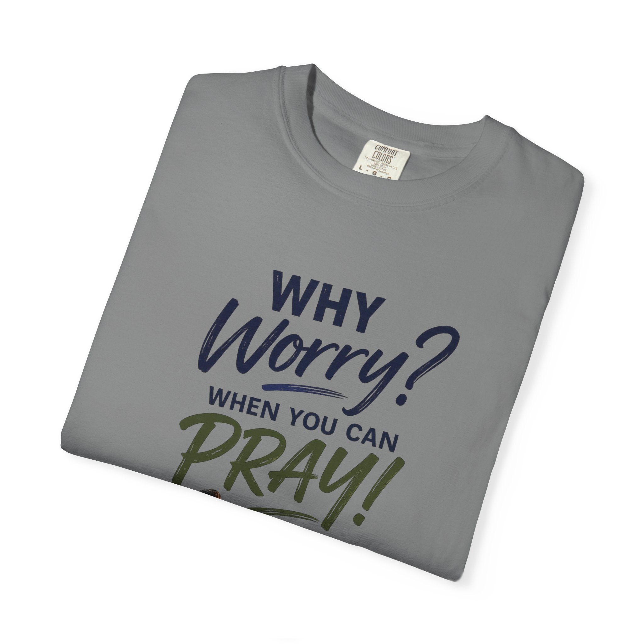 Why Worry - Pray - Men's Tee — Asian Man