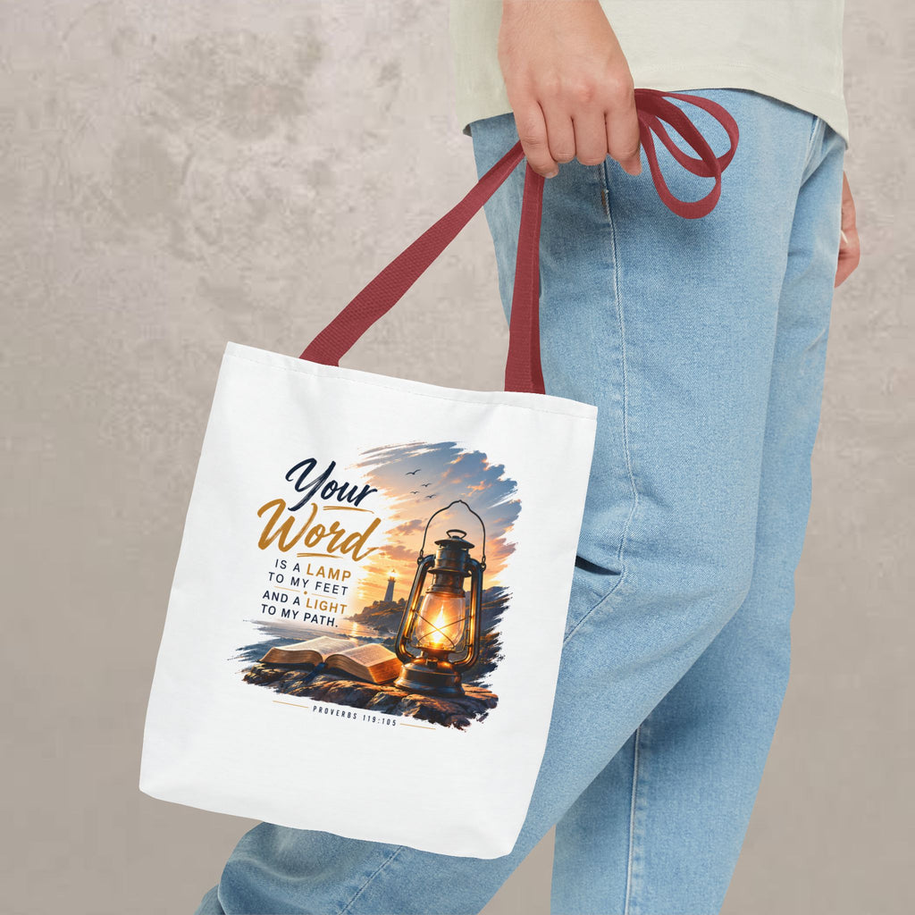 Your Word is a Lamp to My Feet - Tote Bag