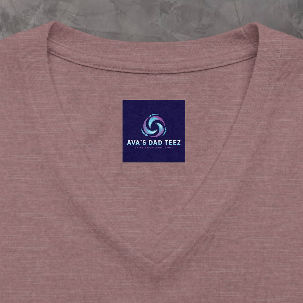 God is Faithful Through Every Season - Women's V-Neck Tee
