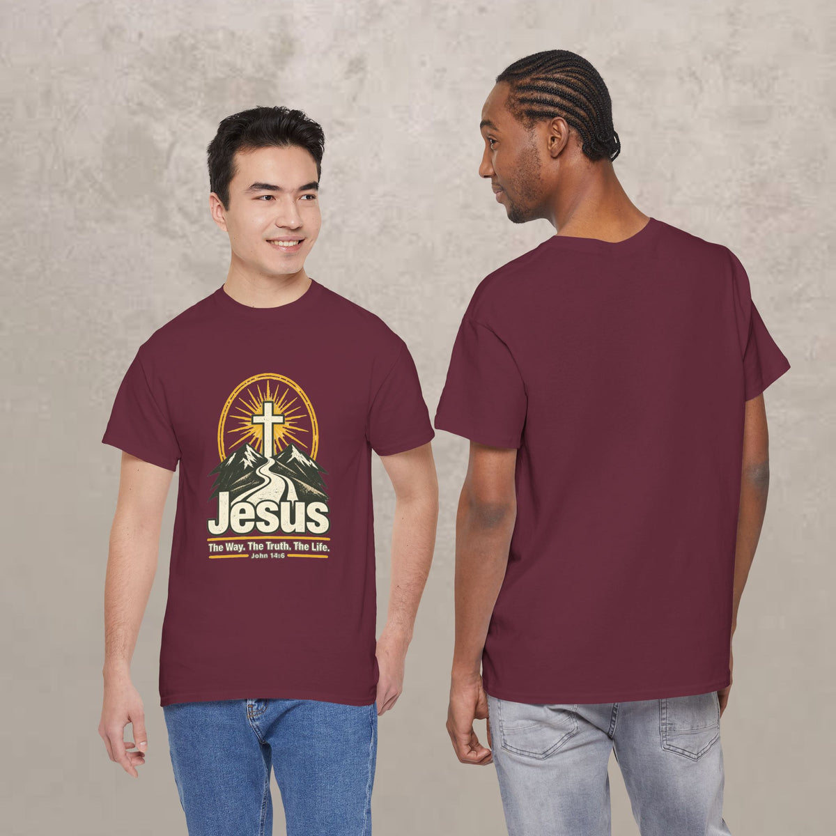 Jesus - The Way, Truth, Life — John 14:6 Unisex Graphic Tee