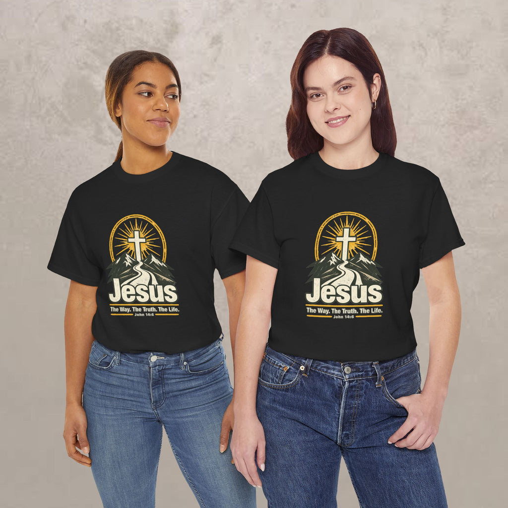 Jesus - The Way, Truth, Life — John 14:6 Unisex Graphic Tee