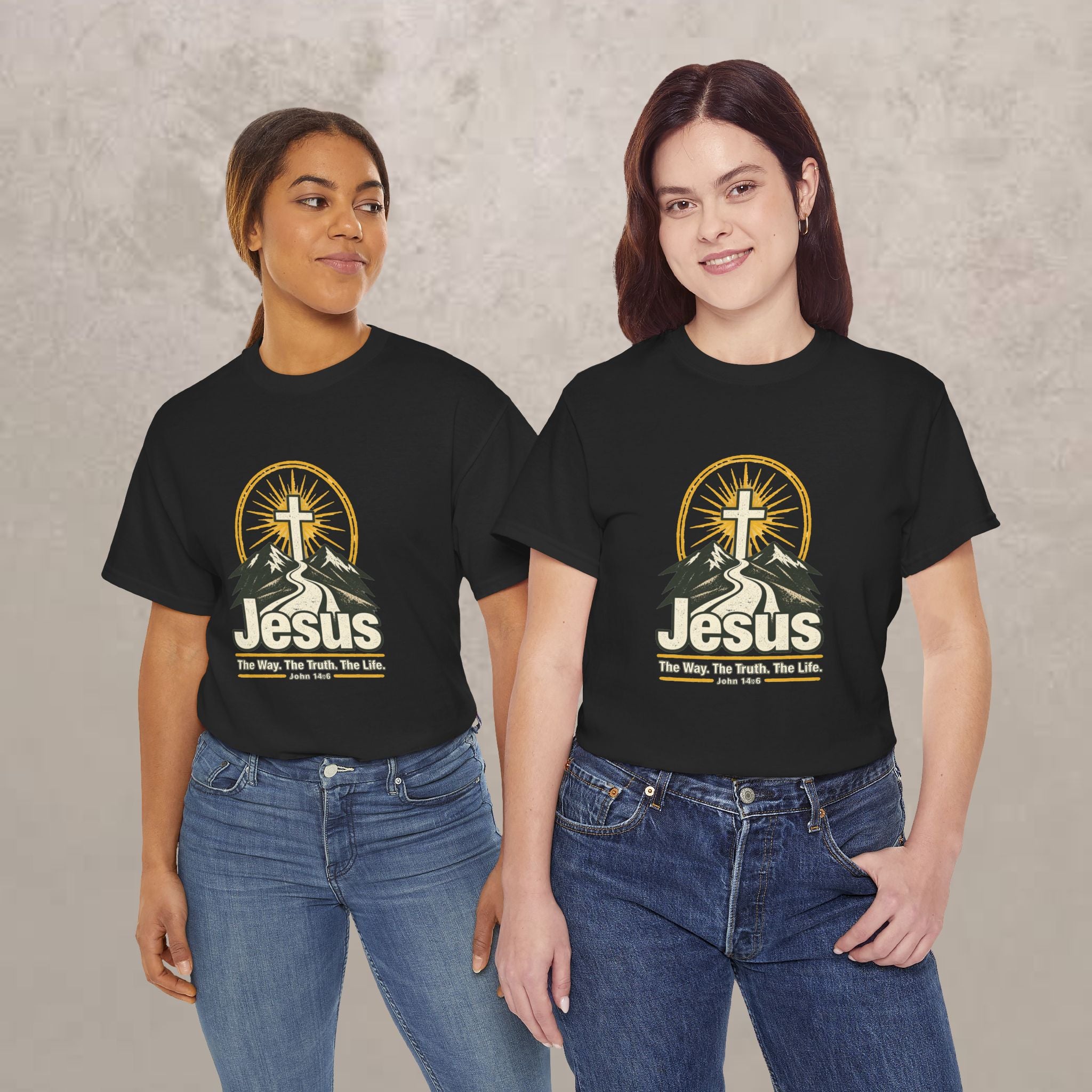 Jesus - The Way, Truth, Life — John 14:6 Unisex Graphic Tee