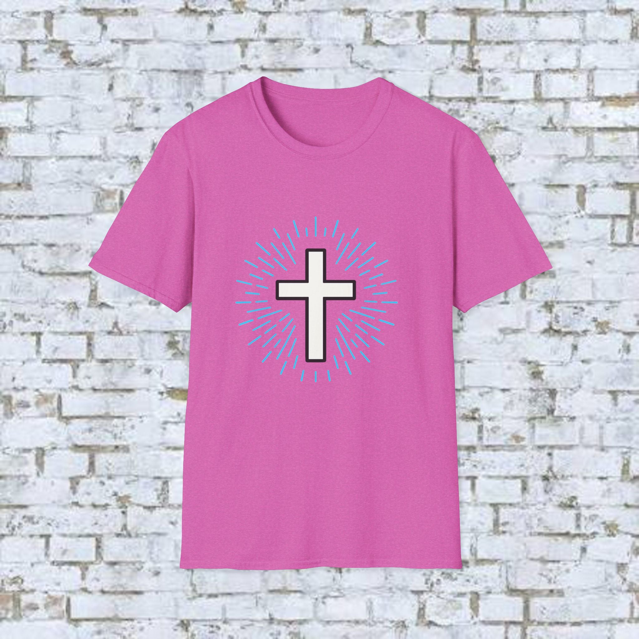 Glowing Cross Emblem T-Shirt