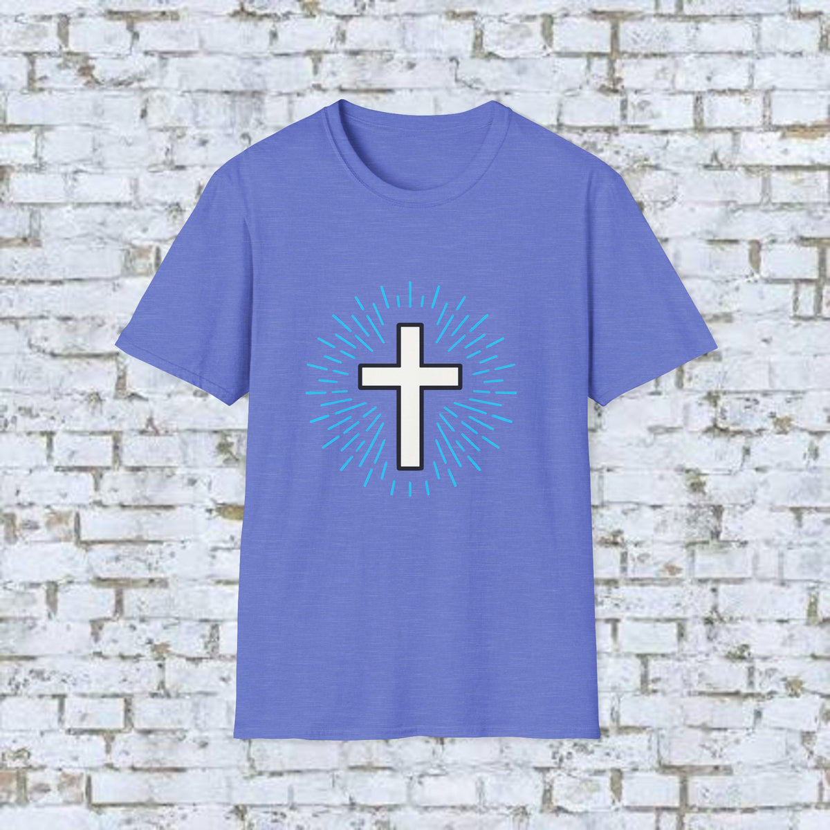 Glowing Cross Emblem T-Shirt