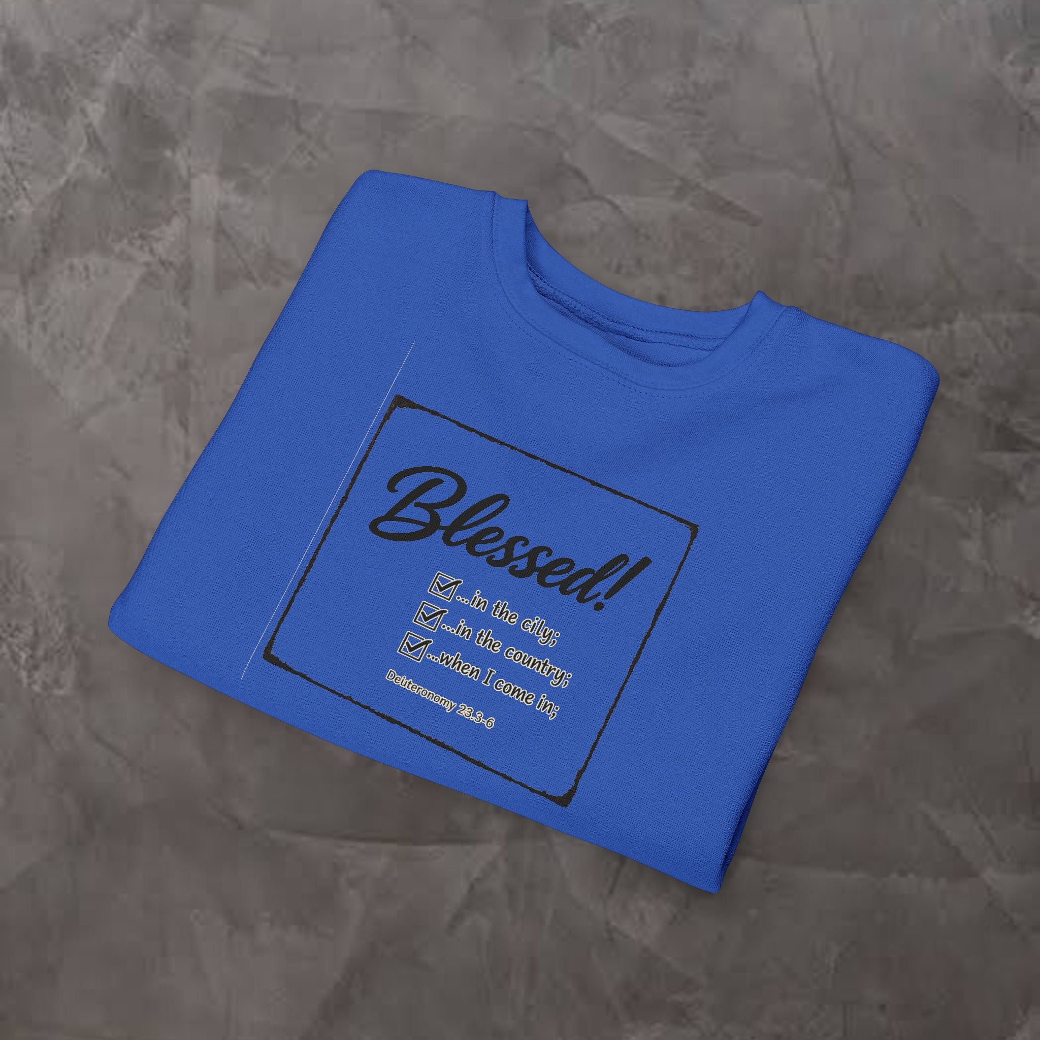 Kids/Toddler - Blessed!  -Deuteronomy 28:3-6 Sweatshirt