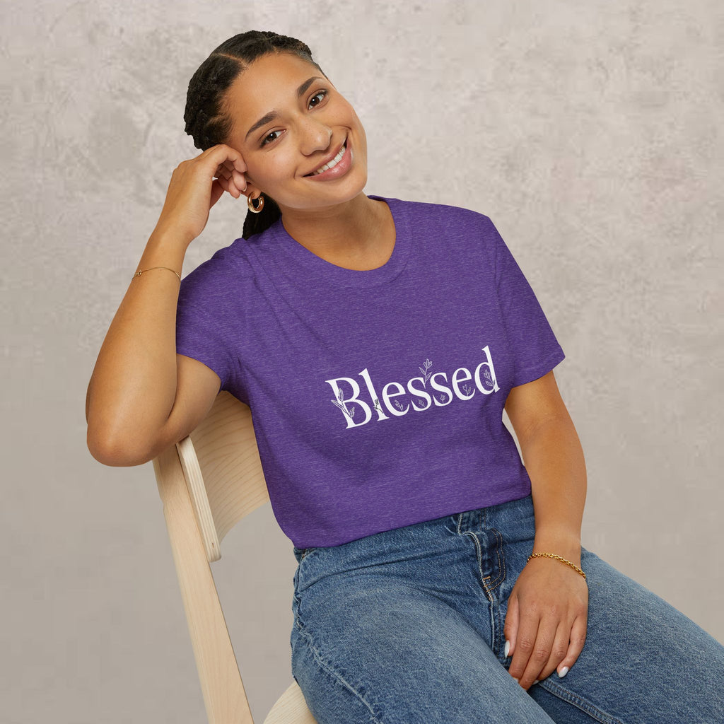 Blessed Floral Logo  Women's T-Shirt