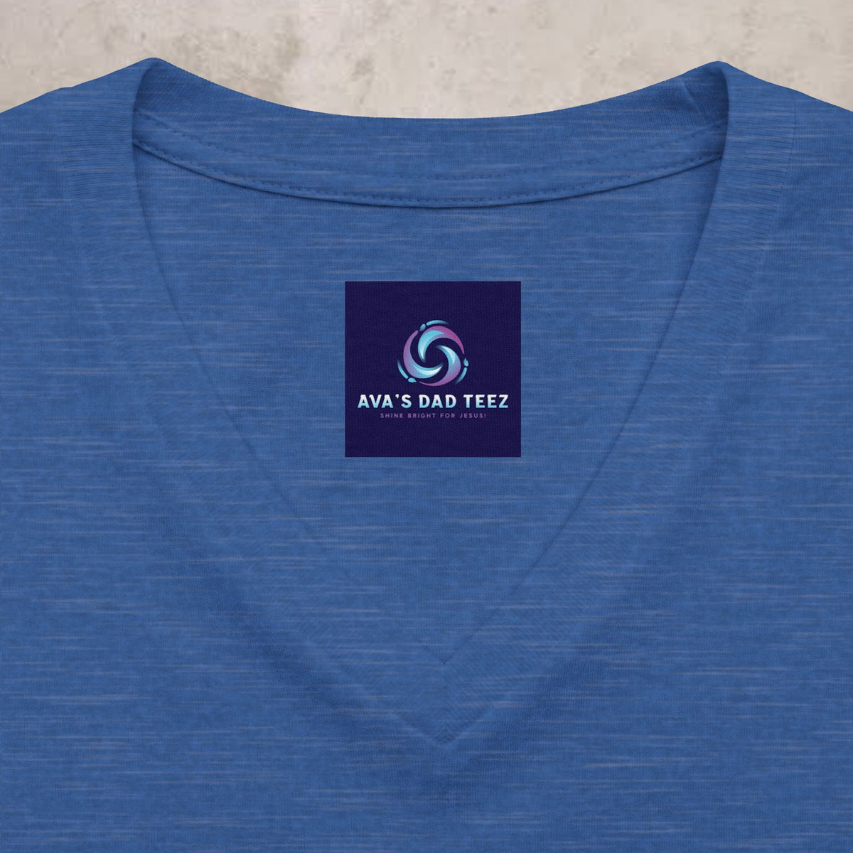 Jesus - I'm So In Love With... - Christian V‑Neck Graphic Tee
