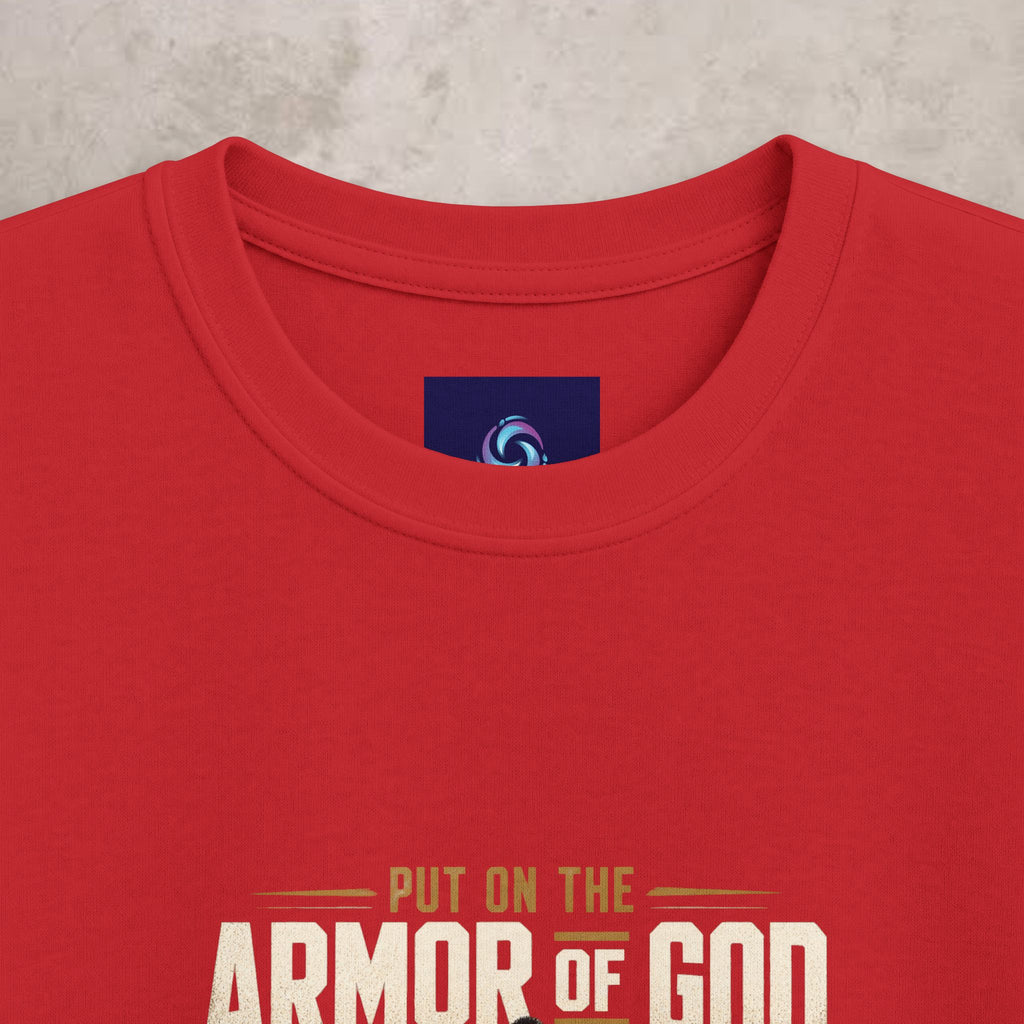 Kids- Put on the  Armor of God - Christian Graphic Tee