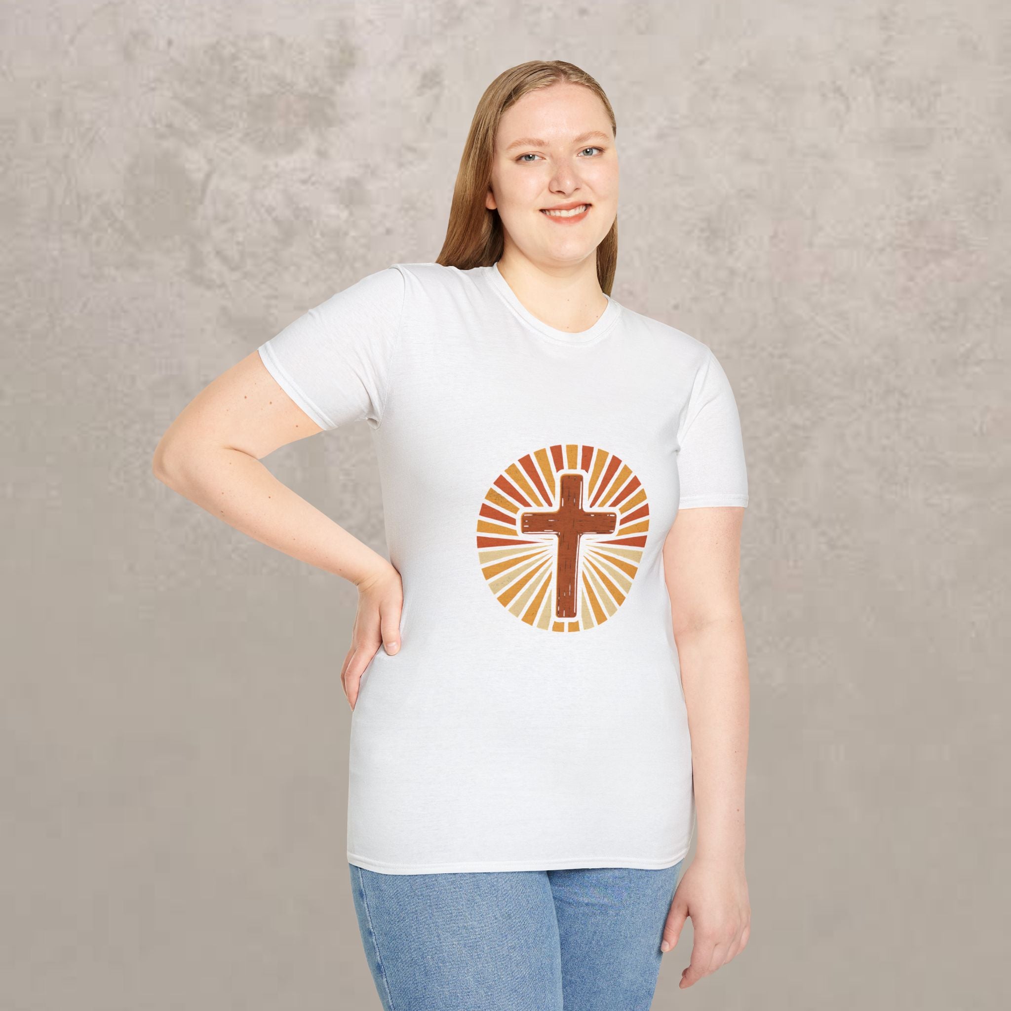 Cross with Sunburst Rays T-Shirt