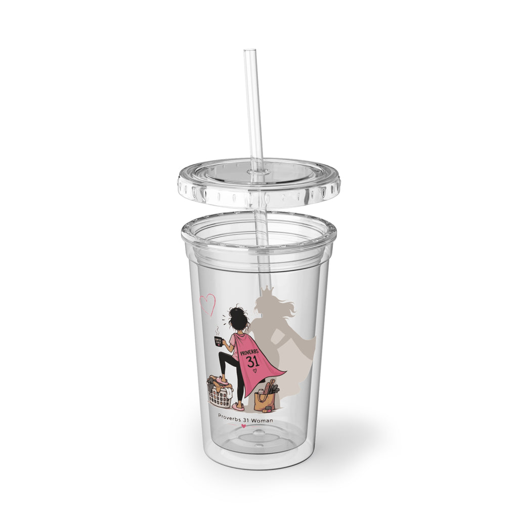 Proverbs 31 Woman - Brunette Acrylic Tumbler